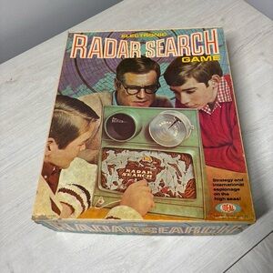 Ideal 1969 Radar Search Spy Strategy Board Game Retro Vintage Untested